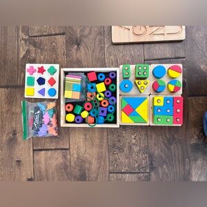 Wooden Montessori Puzzle Bundle